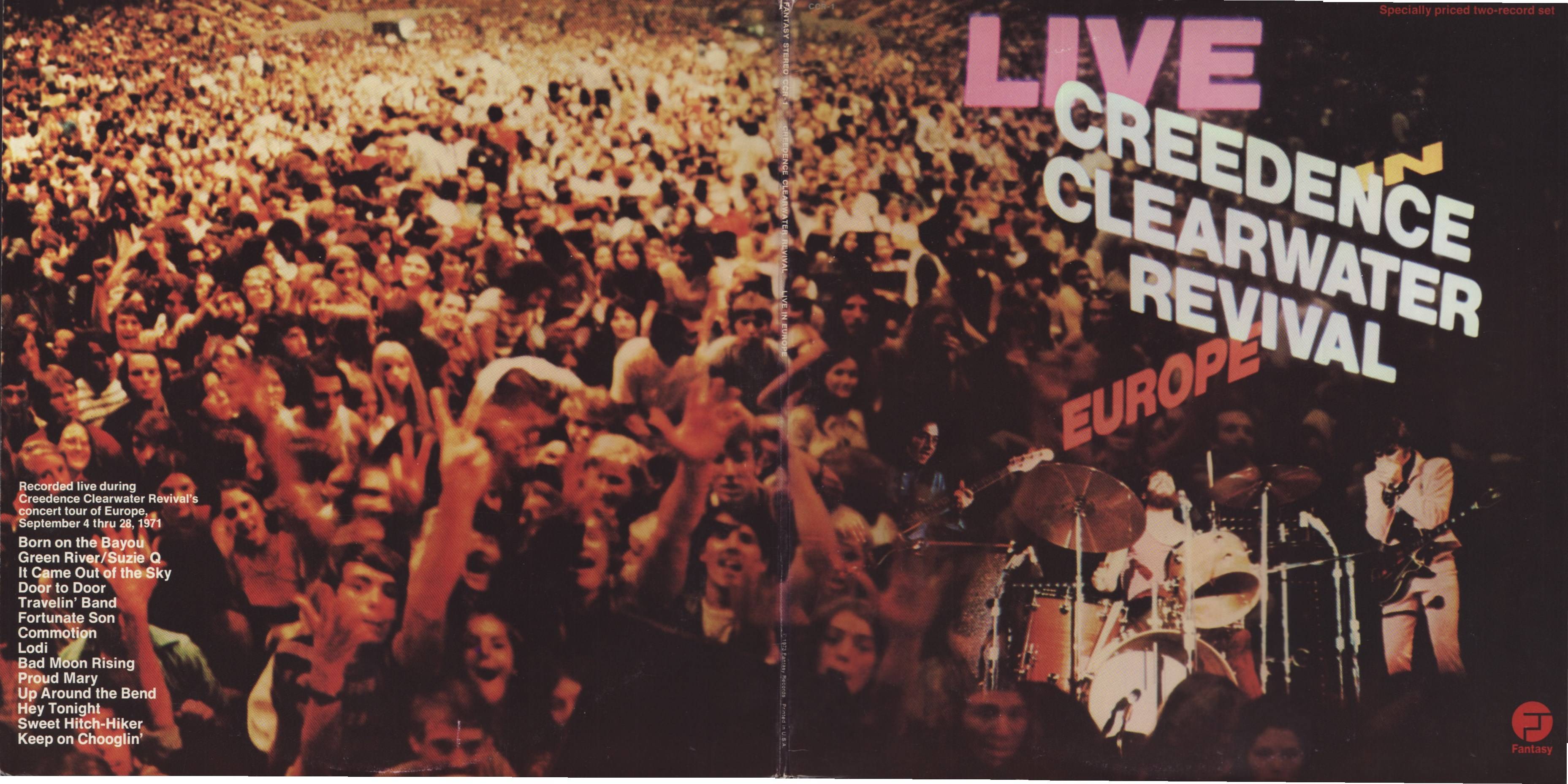 Creedence Clearwater Revival Live In Europe [lp vk usa]